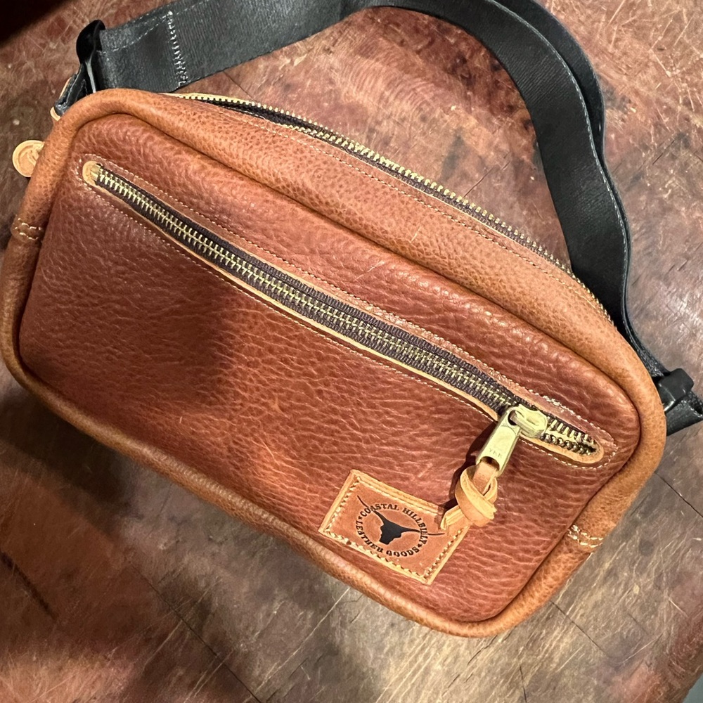Coastal Hillbilly Side Pack OG Saddle Leather